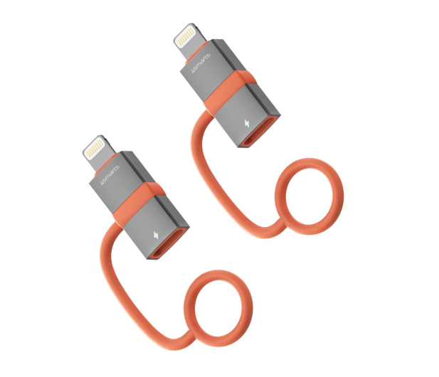 4smarts Adapter Lightning - USB-C PD 27W szary 2szt. - 1512615 - zdjęcie